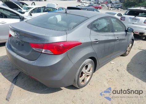 2013 Hyundai Elantra Gls из США, поврежденный, VIN 5NPDH4AE7DH349614